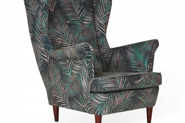 3d74d9fc78471873b78adc338da27554-1.jpg Ohrensessel Sessel dünne Blätter BOTTLE GREEN HOME