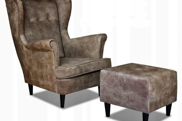 44437cbb4658281859f1e0703b3b30b2-1-2.jpg Ohrensessel Sessel mit Fußstütze rauchbraun SALON