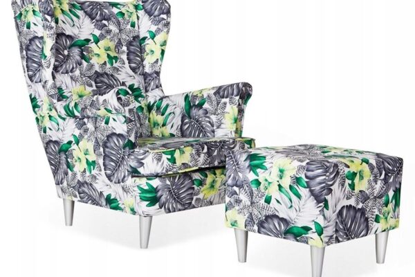 46fe45f2955020286a5e628a8b99f72f-1.jpg Ohrensessel Sessel mit Fußstütze NEW DESIGN grau grün