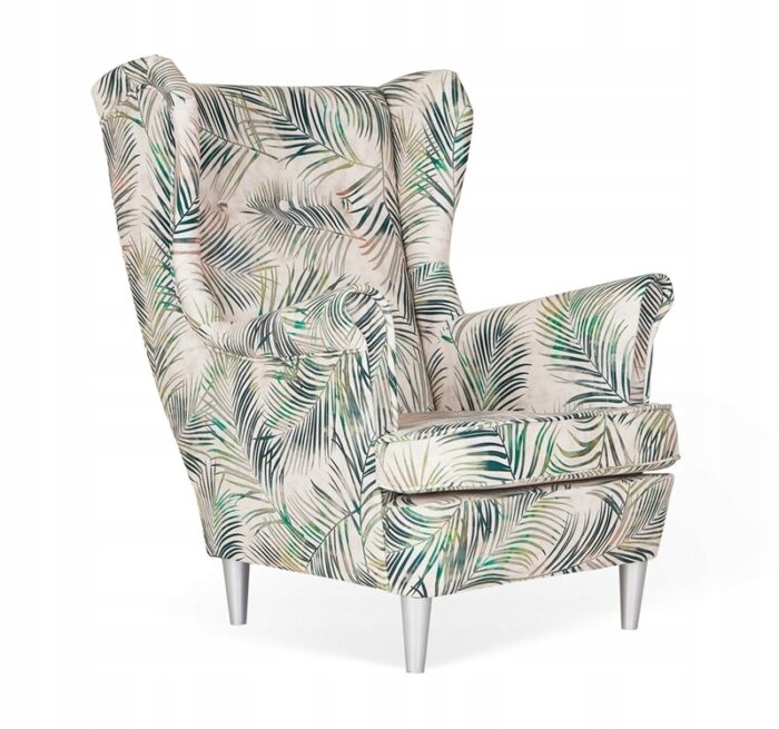 Ohrensessel Sessel komfortable Bibliothek Restaurant Blätter