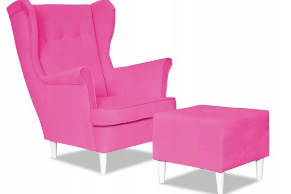 6d3a838f7cd77c10f9dd895b4d181f64-1-2.jpg Ohrensessel-Sessel mit COMPET-Pouffe für die Schlafzimmerbibliothek