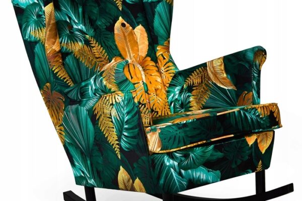 77e27d08c5fea3d61e4a7b5f6b9a72d6-1.jpg Sessel Schaukelstuhl gold monstera Blätter und GRÜN