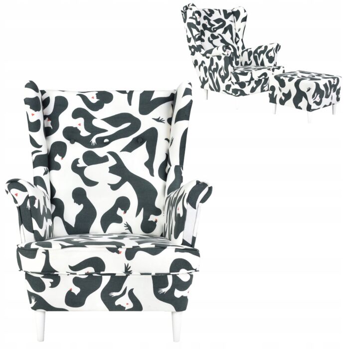 9771a763f728a524d9fa24253bdea51d-1.jpg Ohrensessel Sessel mit Fußstütze schwarz und weiß modern