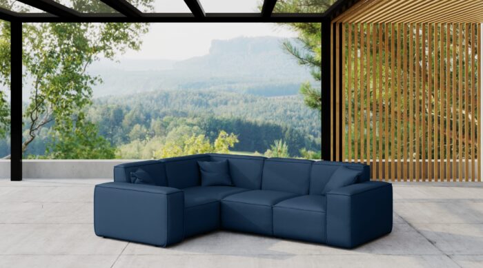 Gartenmöbel Ecksofa für den Garten MALIBU, die Terrasse, den Hof, gemütliche groß, Gartenmöbel eckcouch