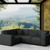 Gartenmöbel Ecksofa für den Garten MALIBU, die Terrasse, den Hof, gemütliche groß, Gartenmöbel eckcouch