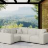 Gartenmöbel Ecksofa für den Garten MALIBU, die Terrasse, den Hof, gemütliche groß, Gartenmöbel eckcouch