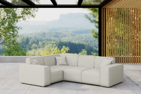 Gartenmöbel Ecksofa für den Garten MALIBU, die Terrasse, den Hof, gemütliche groß, Gartenmöbel eckcouch