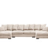 Ecksofa mit schlaffunktion und bettkasten, Sofa U-form, Couch U-form Gabon stoff Zoom