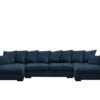 Ecksofa mit schlaffunktion und bettkasten, Sofa U-form, Couch U-form Gabon stoff Zoom