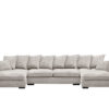 Ecksofa mit schlaffunktion und bettkasten, Sofa U-form, Couch U-form Gabon stoff Zoom