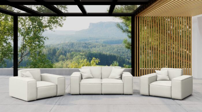 Gartenmöbel-Set 2 1 1 für Garten, Terrasse, Gartenmöbel, MALIBU Lounge-Set, gemütlich und komfortabel