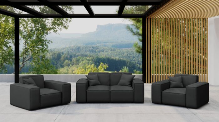 Gartenmöbel-Set 2 1 1 für Garten, Terrasse, Gartenmöbel, MALIBU Lounge-Set, gemütlich und komfortabel