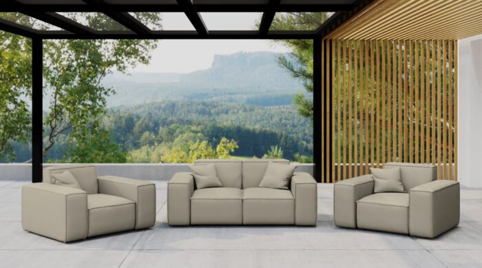 Gartenmöbel-Set 2 1 1 für Garten, Terrasse, Gartenmöbel, MALIBU Lounge-Set, gemütlich und komfortabel