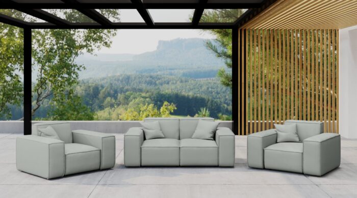 Gartenmöbel-Set 2 1 1 für Garten, Terrasse, Gartenmöbel, MALIBU Lounge-Set, gemütlich und komfortabel