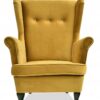 a756226587687287d9d174064f4626f1-1-2.jpg Ohrensessel Sessel goldener Senf Samt ELEGANT