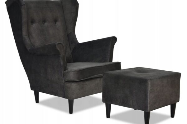 b74b44803116b4a302e97a31ed4dbd22-1-2.jpg Ohrensessel Sessel mit Pouffe FOR A NEW HOME dunkel Granat