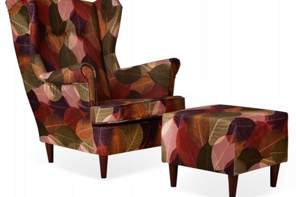 bad98908d5c5ec1ae53e1f622795aa1b-1.jpg Uszak Sessel mit Pouffe für den Lesesaal Flur Wohnzimmer