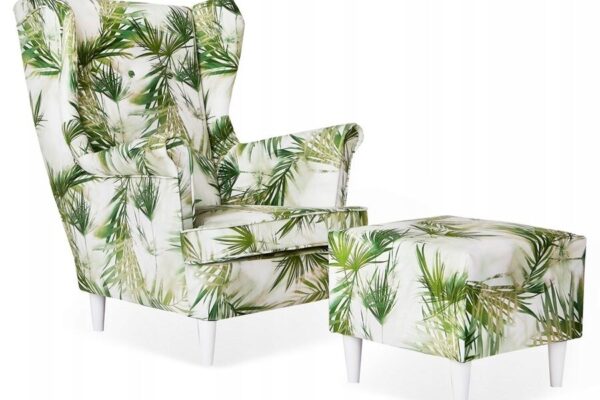 e47d931494725f5beca3ac5655331c58-1.jpg Ohrensessel Sessel mit Fußstütze schöne große grüne Blätter