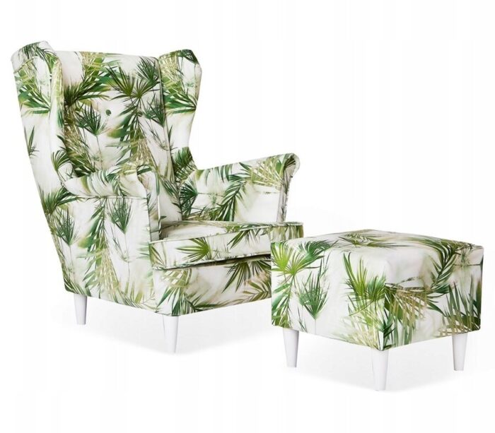 e47d931494725f5beca3ac5655331c58-1.jpg Ohrensessel Sessel mit Fußstütze schöne große grüne Blätter