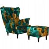 Sessel mit Fußstütze Ari Print Family Furniture