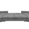 Ecksofa mit schlaffunktion und bettkasten, Sofa U-form, Couch U-form Gabon stoff Zoom