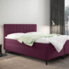 Boxspringbett mit bettkasten und matratze Denver stoff Muna