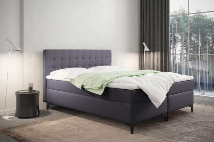 Boxspringbett mit bettkasten und matratze Denver Kunstleder