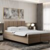 Boxspringbett mit bettkasten und matratze+topper, Schlafzimmerbett POEL