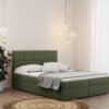 Boxspringbett mit bettkasten matratze BALI stoff Mat Velvet