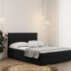 Boxspringbett mit bettkasten matratze BALI stoff Mat Velvet