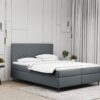 Boxspringbett mit matratze und bettkasten, Schlafbett Vero