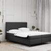 Boxspringbett mit matratze und bettkasten, Schlafbett Vero