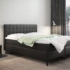 Boxspringbett mit bettkasten und matratze Denver Kunstleder