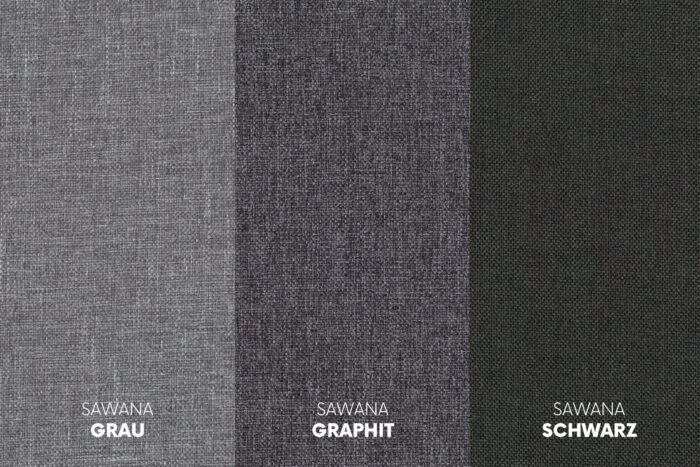 Boxspringbett mit matratze und bettkasten, Schlafbett FADO stoff Sawana