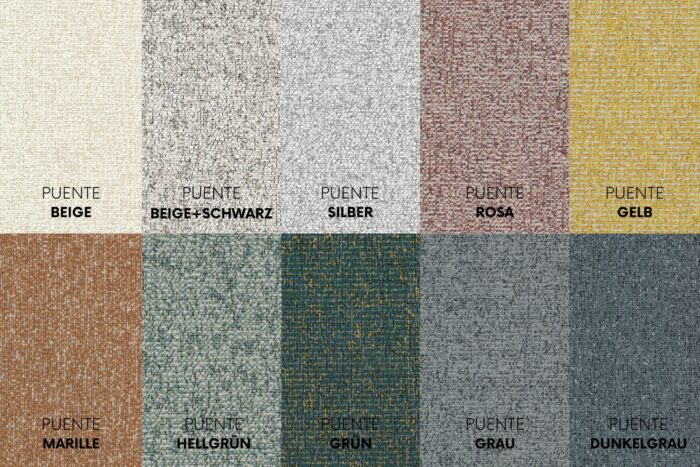 Boxspringbett mit bettkasten und matratze + topper LILA stoff Puente