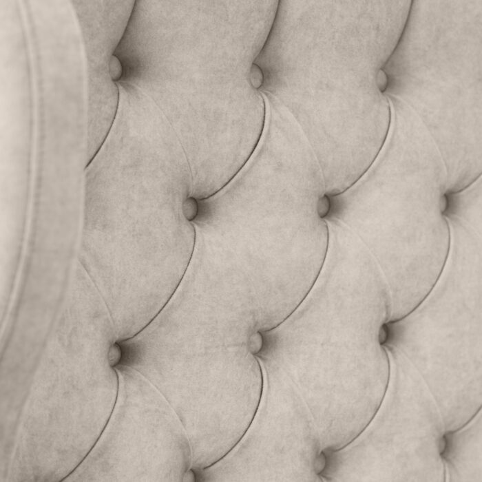 LEGEND Bett mit Kokos-Taschenmatratze,Klassisches Designerbett Whisper-Stoff