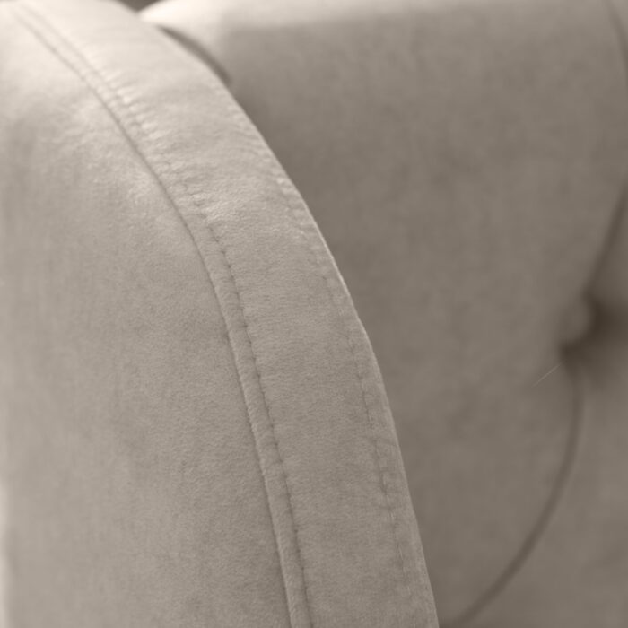 LEGEND Bett mit Kokos-Taschenmatratze,Klassisches Designerbett Whisper-Stoff