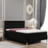 Boxspringbett mit bettkasten matratze KATE stoff Riviera
