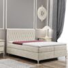 Boxspringbett mit bettkasten matratze KATE stoff Riviera
