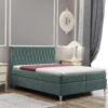 Boxspringbett mit bettkasten matratze KATE stoff Riviera