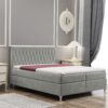 Boxspringbett mit bettkasten matratze KATE stoff Riviera