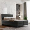 Boxspringbett mit matratze und bettkasten, Schlafbett ALDIK stoff Sawana