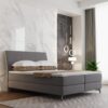 Boxspringbett mit matratze und bettkasten, Schlafbett ALDIK stoff Sawana