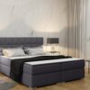Boxspringbett mit matratze und bettkasten, Schlafbett Damalo soff Sawana