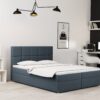 _0008_Megan_soro_76 marineblau Boxspringbett mit bettkasten und matratze + topper MEGAN stoff Soro