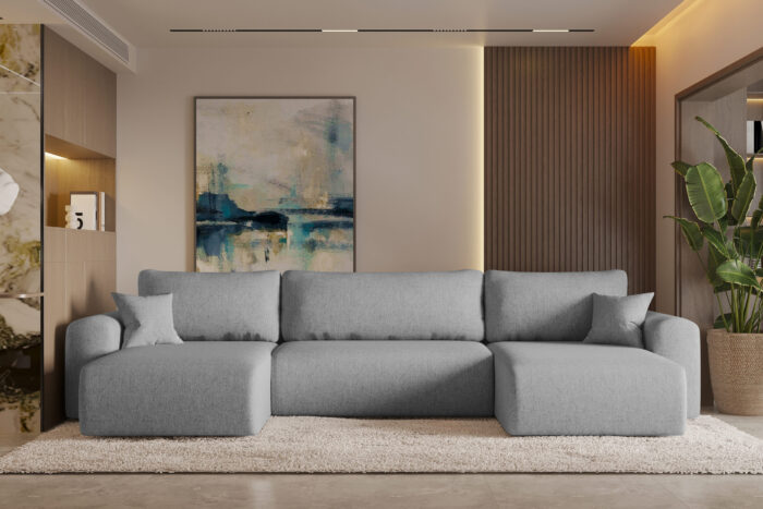 _0019_Modena_cam1_neve_80 Ecksofa mit schlaffunktion und bettkasten, Sofa U-form, Couch U-form CAPRI