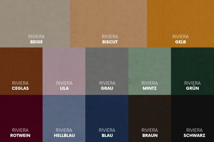 Boxspringbett mit bettkasten matratze + topper BELLA stoff Riviera