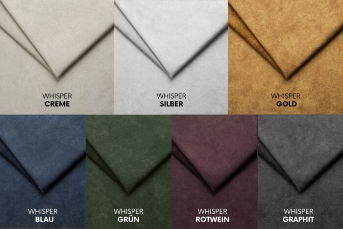 CHESTERFIELD 2+1+1 Sofagarnitur, elegant, klassisch, schick in elegantem Whisper Stoff