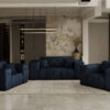 Lux 2+1 + 1 Sofagarnitur, elegant, klassisch, schick in elegantem Whisper Stoff