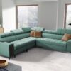 Designer-Ecksofa mit Schlaffunktion und Bar GRECO III